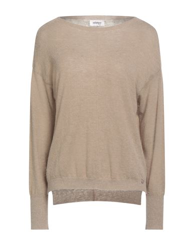 Ottod'ame Woman Sweater Light Brown Size 6 Wool, Polyamide In Brown