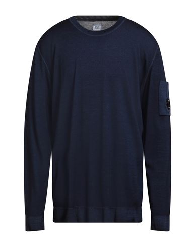 C.p. Company C. P. Company Man Sweater Blue Size Xxl Wool In Blue