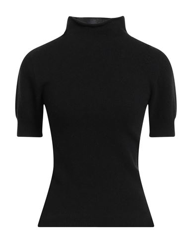 Marni Woman Turtleneck Black Size 6 Virgin Wool, Cashmere In Black