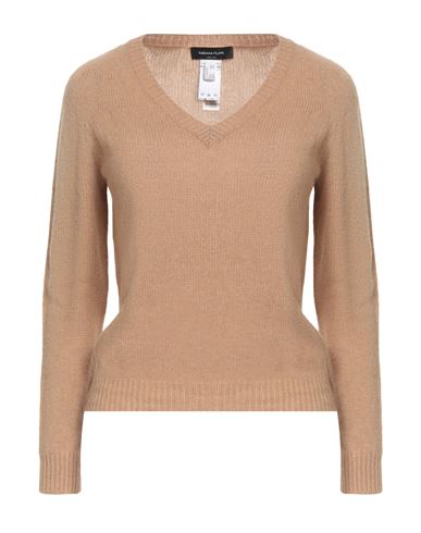 Fabiana Filippi Woman Sweater Camel Size 6 Cashmere In Brown
