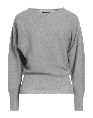 Fabiana Filippi Woman Sweater Grey Size 8 Cashmere In Gray