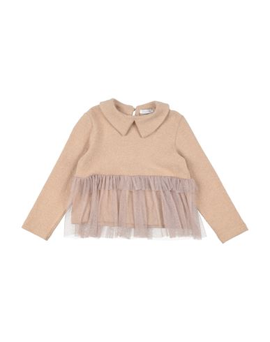 Meilisa Bai Toddler Girl Sweater Beige Size 7 Cotton, Acrylic, Synthetic Fibers, Viscose, Elastane In Neutral
