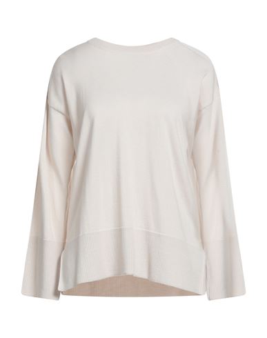 Alpha Studio Woman Sweater Beige Size 4 Merino Wool In Neutral