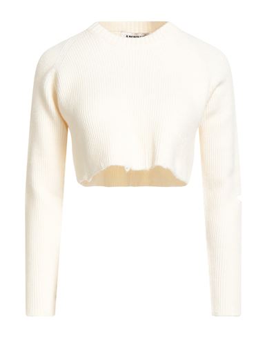A Paper Kid Woman Sweater Off White Size S Viscose, Polyester, Polyamide In Neutral