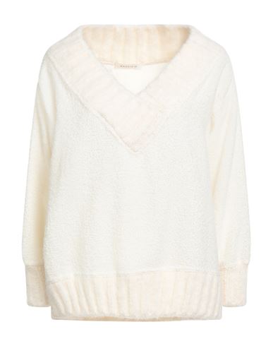 Maurizio Woman Sweater Off White Size S Wool, Polyester, Polyamide In Neutral