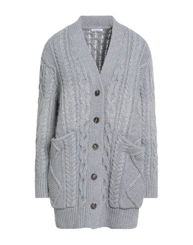 Malo Woman Cardigan Grey Size S Cashmere, Polyamide, Alpaca Wool In Gray