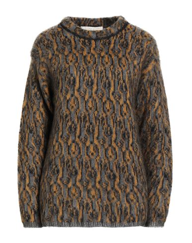 Tela Woman Sweater Grey Size Xs Wool, Polyamide, Acrylic In Gray