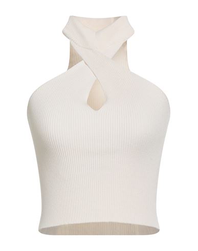 Vicolo Woman Top Ivory Size Onesize Viscose, Polyester In White