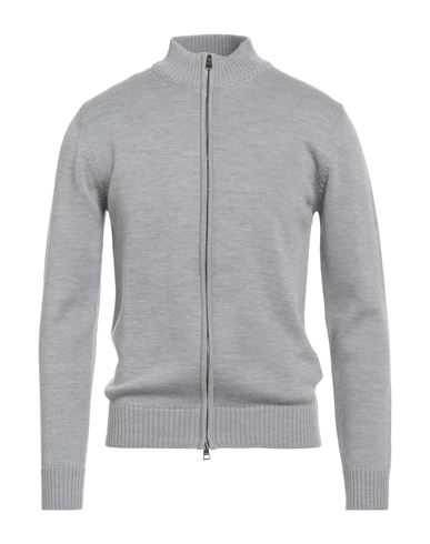 Luigi Borrelli Napoli Man Cardigan Light Grey Size 40 Wool In Gray