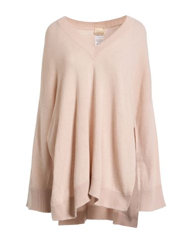 Siste's Woman Sweater Blush Size L Polyamide, Wool, Viscose, Cashmere In Pink