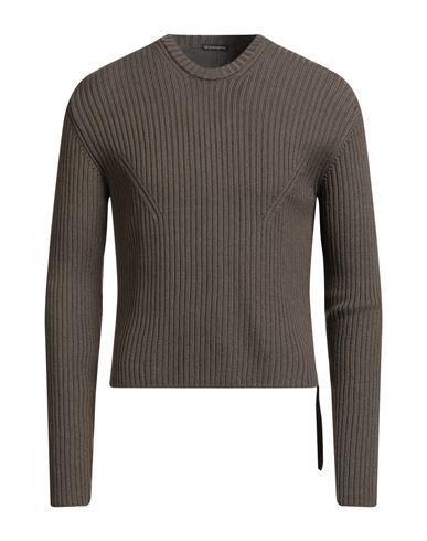 Ann Demeulemeester Man Sweater Military Green Size L Virgin Wool, Viscose, Cotton