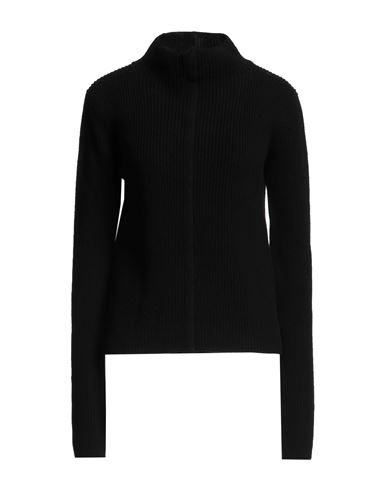 Rick Owens Woman Turtleneck Black Size L Cashmere, Wool