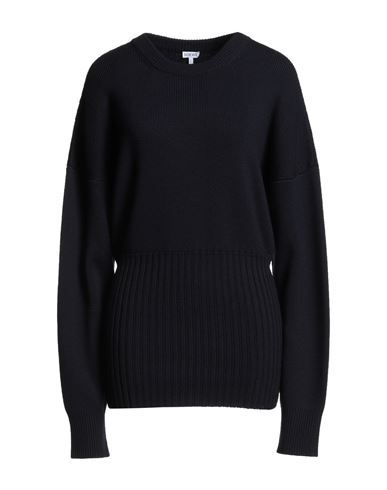 Loewe Woman Sweater Midnight Blue Size S Wool