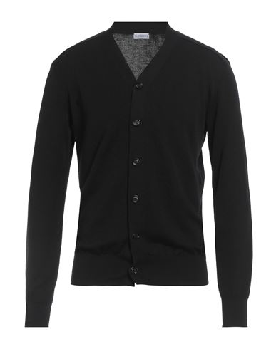 Burberry Man Cardigan Black Size L Wool In Black