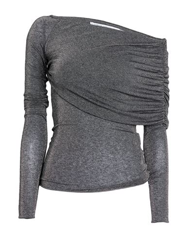 Simona Corsellini Woman Sweater Grey Size 10 Viscose, Polyamide, Metallic Fiber, Elastane