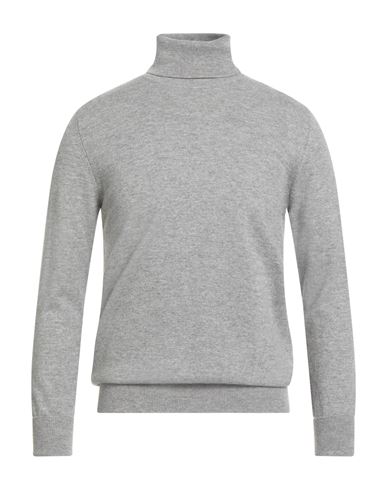 Ballantyne Man Turtleneck Light Grey Size 40 Cashmere In Gray