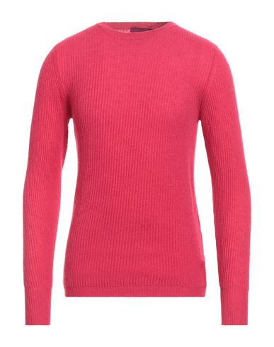 Capsule Knit Man Sweater Fuchsia Size Xxl Cashmere In Pink