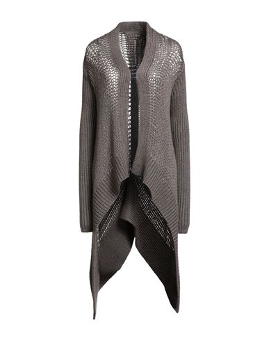 Rick Owens Woman Cardigan Taupe Size M Cashmere, Silk