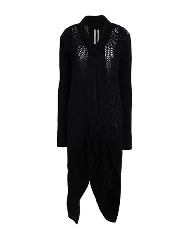 Rick Owens Woman Cardigan Black Size M Cashmere, Silk