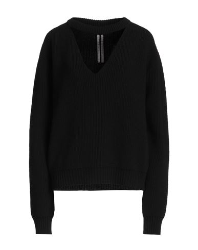 Rick Owens Eclipse Knit Sweater Black Knitwear Black In Black