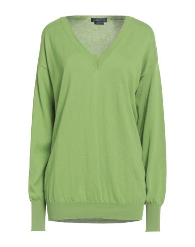 Ballantyne Woman Sweater Light Green Size 8 Cotton In Green