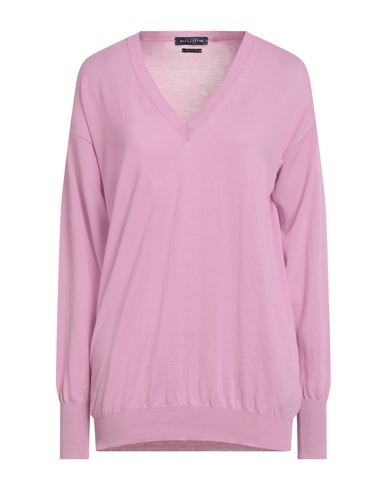 Ballantyne Woman Sweater Mauve Size 8 Cotton In Pink