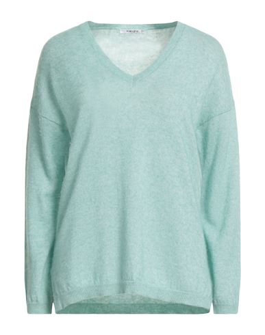 Kangra Cashmere Kangra Woman Sweater Light Green Size 6 Alpaca Wool, Cotton In Green