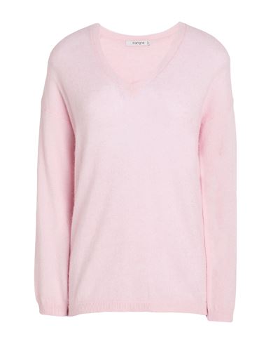 Kangra Cashmere Kangra Woman Sweater Light Pink Size 8 Alpaca Wool, Cotton In Pink
