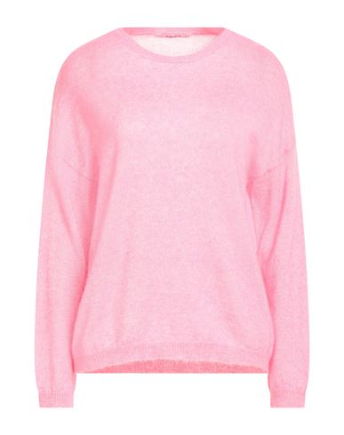 Kangra Cashmere Kangra Woman Sweater Fuchsia Size 8 Alpaca Wool, Cotton In Pink