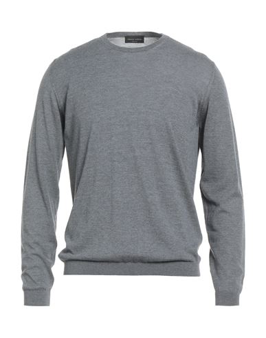 Roberto Collina Man Sweater Grey Size 44 Merino Wool