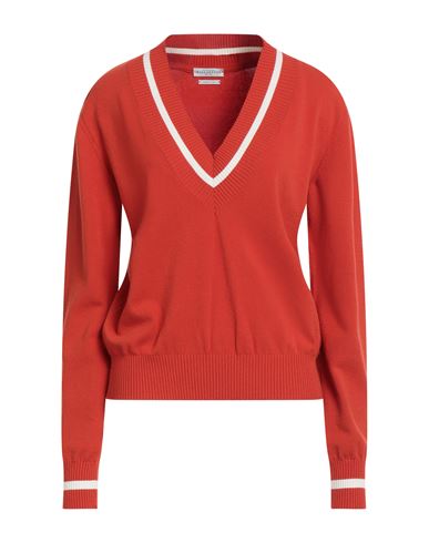 Ballantyne Woman Sweater Orange Size 6 Viscose, Polyester
