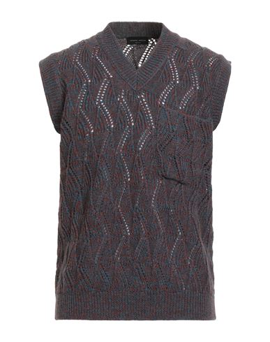Roberto Collina Man Sweater Brown Size 38 Baby Alpaca Wool, Organic Wool In Brown