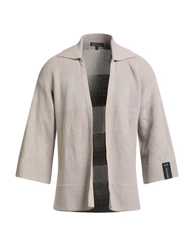 Armani Exchange Woman Cardigan Beige Size S Cotton