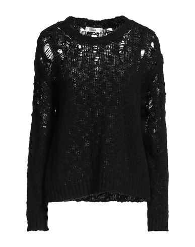 Suoli Woman Sweater Black Size 4 Wool, Acrylic, Polyamide In Black