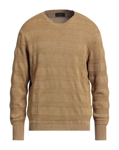 Liu •jo Man Man Sweater Light Brown Size 3xl Cotton