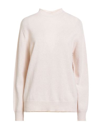 Twinset Woman Sweater Beige Size S Wool, Cashmere, Metallic Polyester In Sand