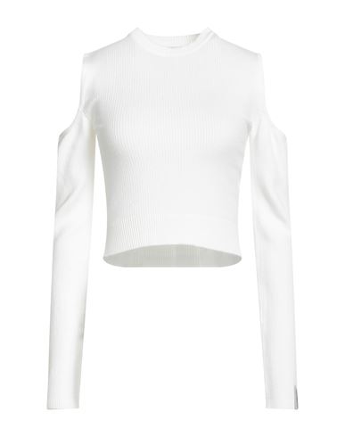 Hinnominate Woman Sweater Ivory Size L Viscose, Polyester, Polyamide In White