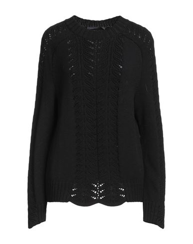 Alberta Ferretti Woman Sweater Black Size 10 Virgin Wool