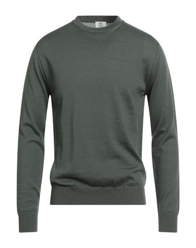 Luigi Borrelli Napoli Man Sweater Green Size 44 Wool In Gray