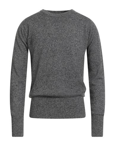 Majestic Filatures Man Sweater Charcoal Size M Cashmere In Gray