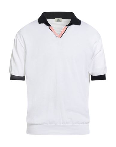 Luigi Borrelli Napoli Man Sweater White Size 44 Pima Cotton In White