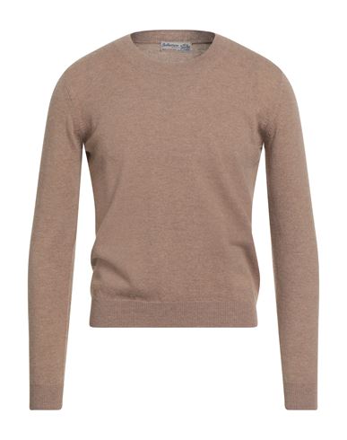 Ballantyne Man Sweater Camel Size 32 Cashmere In Brown