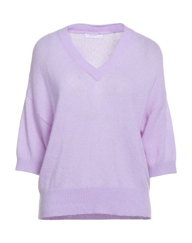 Majestic Filatures Woman Sweater Lilac Size 1 Merino Wool, Cashmere, Silk