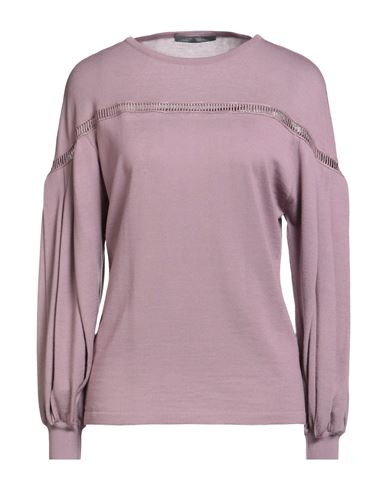 Alberta Ferretti Woman Sweater Lilac Size 4 Virgin Wool