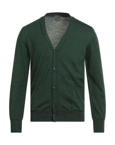 Dalmine Man Cardigan Green Size 38 Merino Wool