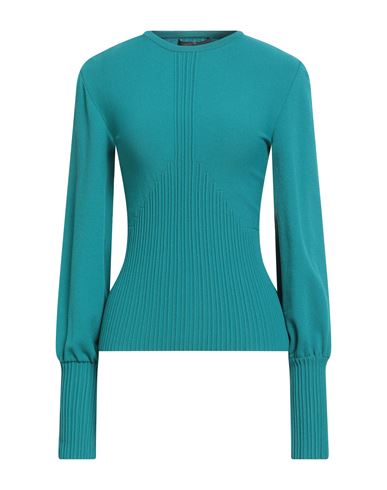 Alberta Ferretti Woman Sweater Turquoise Size 4 Viscose, Polyamide In Blue