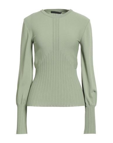Alberta Ferretti Woman Sweater Sage Green Size 6 Viscose, Polyamide In Green