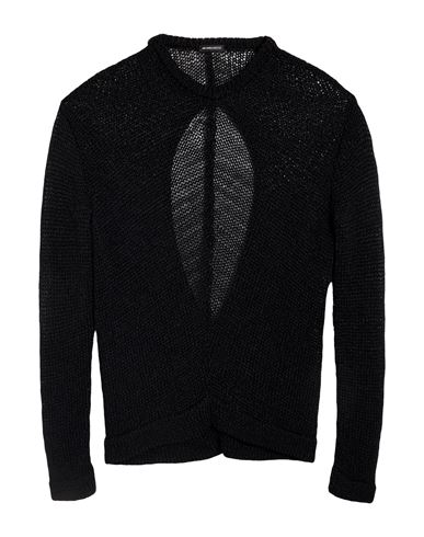 Ann Demeulemeester Man Sweater Black Size L Polyamide