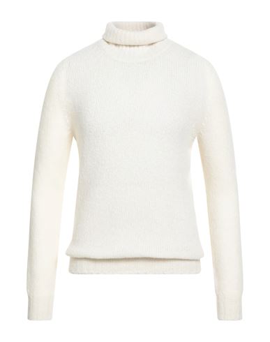 Société Anonyme Man Turtleneck Ivory Size M Merino Wool, Cashmere, Polyamide In Neutral