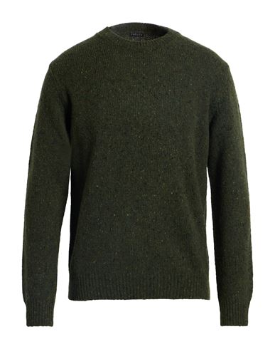 Retois Man Sweater Military Green Size S Wool, Viscose, Polyamide In Green
